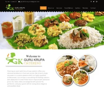 Gkcaterersmysore.com(Guru Krupa Catering) Screenshot