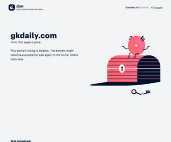 Gkdaily.com(Buy and Sell Domain Names) Screenshot