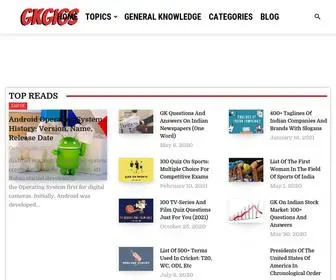 Gkgigs.com(Learn Something New Everyday) Screenshot
