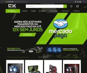 Gkinfostore.com.br(GK InfoStore) Screenshot