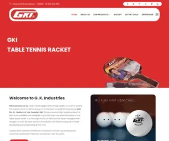 Gkitabletennis.com(HTML5 Template) Screenshot