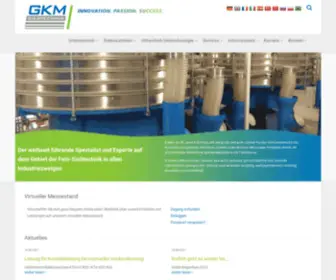 GKM-Group.com(Der technische Marktführer für Taumelsiebmaschinen) Screenshot