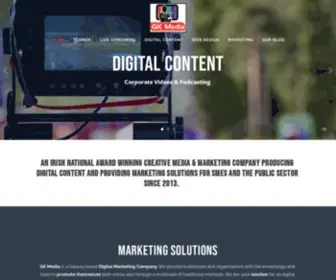 Gkmedia.ie(Digital Marketing & Video Production Agency in Galway) Screenshot