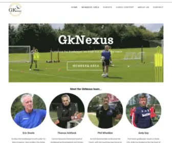 Gknexus.com(To improve the Goalkeeper) Screenshot