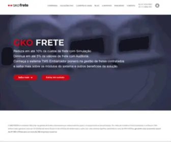 Gkofrete.com.br(Gestão de fretes) Screenshot