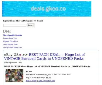 Gkoo.co(Deal) Screenshot