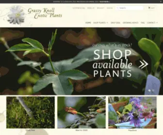 GKplants.com(Grassy Knoll Exotic Plants) Screenshot