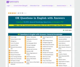 Gkquestionspdf.in(GK Questions In English With Answers General Knowledge) Screenshot