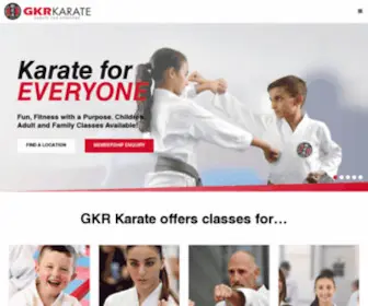 GKrkarate.com(GKR Karate) Screenshot