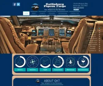 Gktairport.com(Your Airport in the Smokies.The Gatlinburg Pigeon Forge Airport) Screenshot