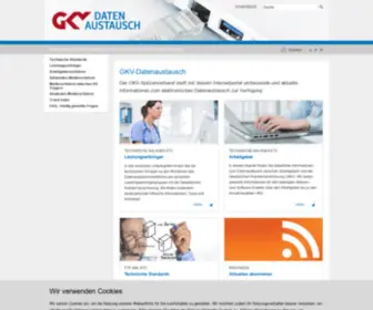 GKV-Datenaustausch.de(GKV-Datenaustausch - GKV-Datenaustausch) Screenshot