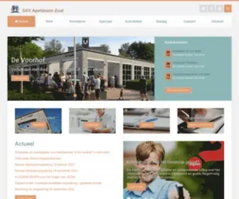 Gkvapeldoornzuid.nl(Gereformeerde Kerk Vrijgemaakt Apeldoorn) Screenshot