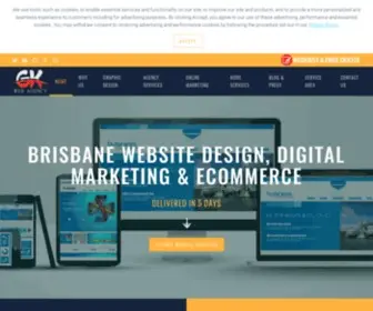 Gkwebagency.com.au(Designing Amazing Websites for small to large businesses in Brisbane) Screenshot