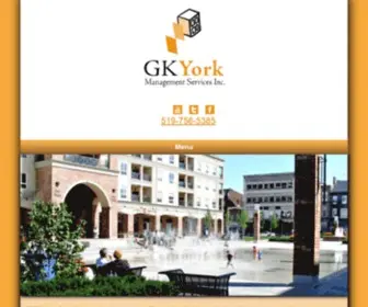 Gkyork.ca(GK York Management) Screenshot