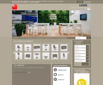 GL-Events-Mobilier.com(Location de mobilier professionnel pour l'aménagement de votre stand) Screenshot