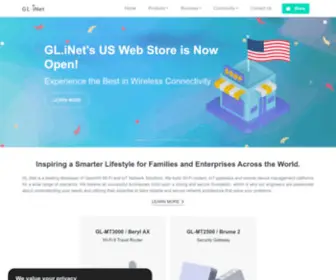GL-Inet.com(OpenWrt Wi) Screenshot