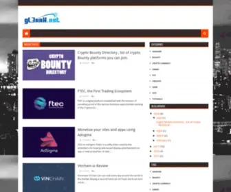 GL3NNX.net(Cryptocurrency Blog) Screenshot
