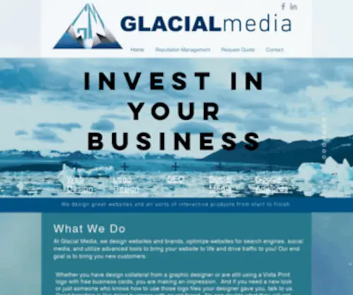 Glacialmediaak.com(Glacial Media) Screenshot