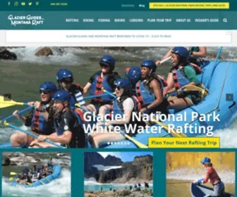 Glacierguides.com(Glacier National Park Adventures) Screenshot