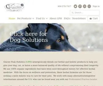 Glacierpeakholistics.com(Natural Herbal Remedies for Dogs) Screenshot