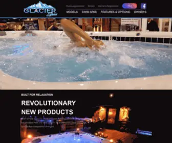 Glacierspas.ca(Glacier Spas Hot Tubs & Swim Spas) Screenshot