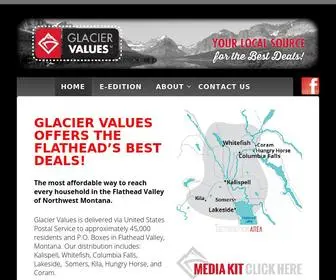 Glaciervalues.com(Flathead Valley Local Coupons) Screenshot