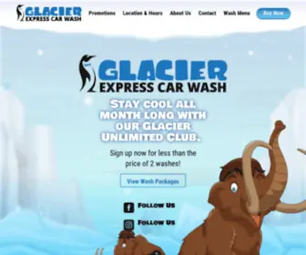 Glacierwash.com(Glacier&Glacier Manufactuers of Laundry Chemicals) Screenshot