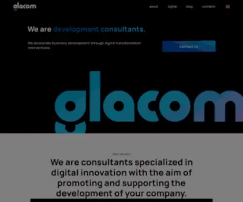 Glacom.uk(Business development consultants) Screenshot
