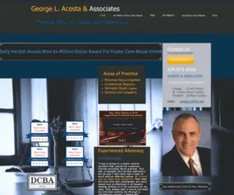 Glacosta.com(GL Acosta & Associates) Screenshot