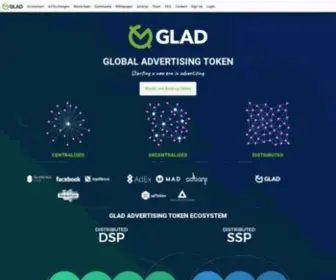 Glad.network(Global Advertising Token) Screenshot