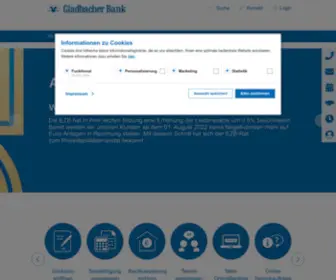 Gladbacher-Bank.de(Gladbacher Bank AG) Screenshot