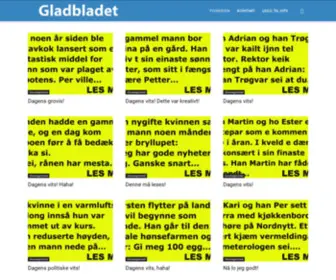 Gladbladet.no(Historier fra hele verden) Screenshot