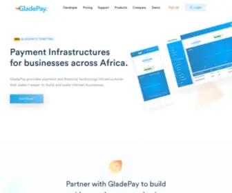 Gladepay.com(A Digital Bank for Small Businesses in Africa) Screenshot