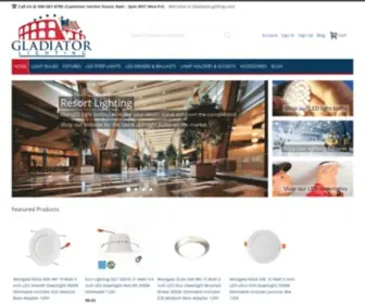 Gladiatorlighting.com(Best Online Shop for LED Strip Lights) Screenshot