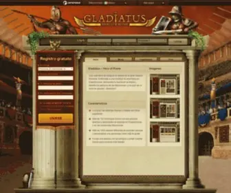 Gladiatus.com.mx(Gladiatus) Screenshot