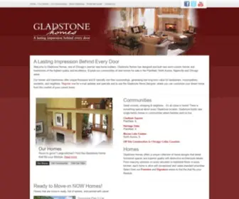 Gladstonehomes.com(A Lasting Impression Behind Every Door) Screenshot