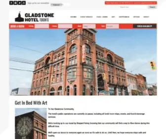 Gladstonehotel.com(The Gladstone Hotel) Screenshot