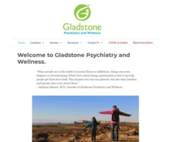 Gladstonepsych.com(The mission of Baltimore's Gladstone Psychiatry and Wellness) Screenshot
