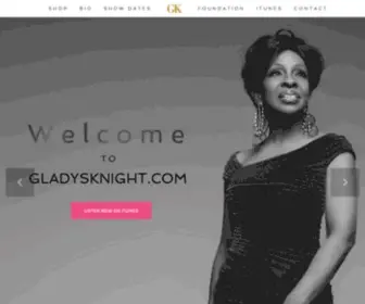 Gladysknight.com(GLADYS KNIGHT) Screenshot