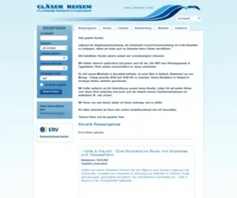 Glaeser-Reisen.de(Gläser) Screenshot