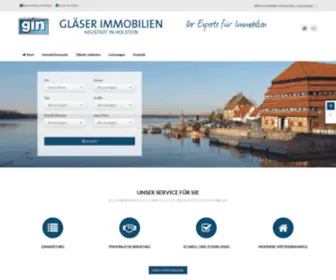 Glaeserimmobilien.de(Startseite) Screenshot