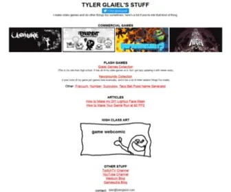 Glaielgames.com(Tyler Glaiel) Screenshot