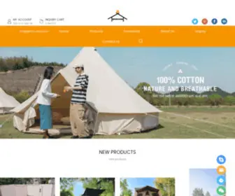 Glam-Camp.com(Tent Manufacturer in China) Screenshot