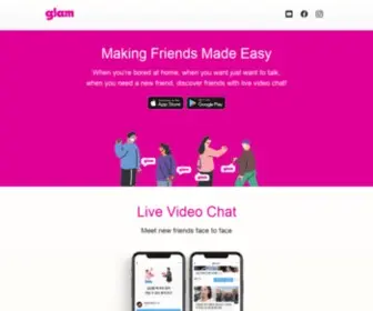 Glam.am(Live video chat) Screenshot