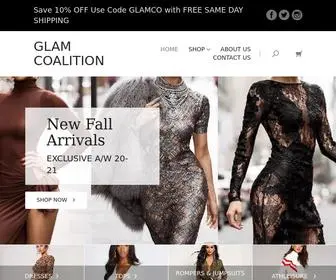 Glamcoalition.com(Glam Coalition) Screenshot