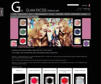 Glamexcess.com(Boutique de nail art) Screenshot