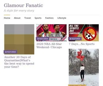 Glamfanatic.com(A style for every story) Screenshot