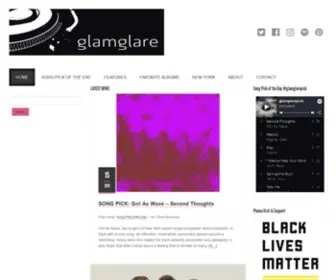 GlamGlare.com(Enjoy life through music) Screenshot