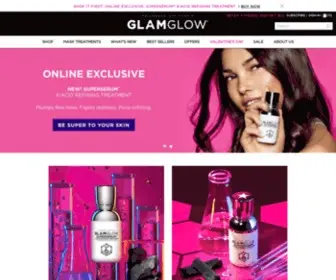 GlamGlow.com(Mud Masks) Screenshot