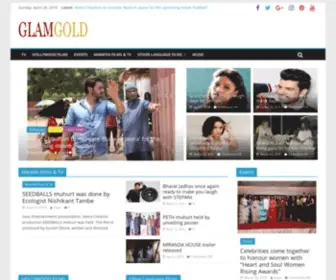 GlamGold.com(All about Glamour World) Screenshot